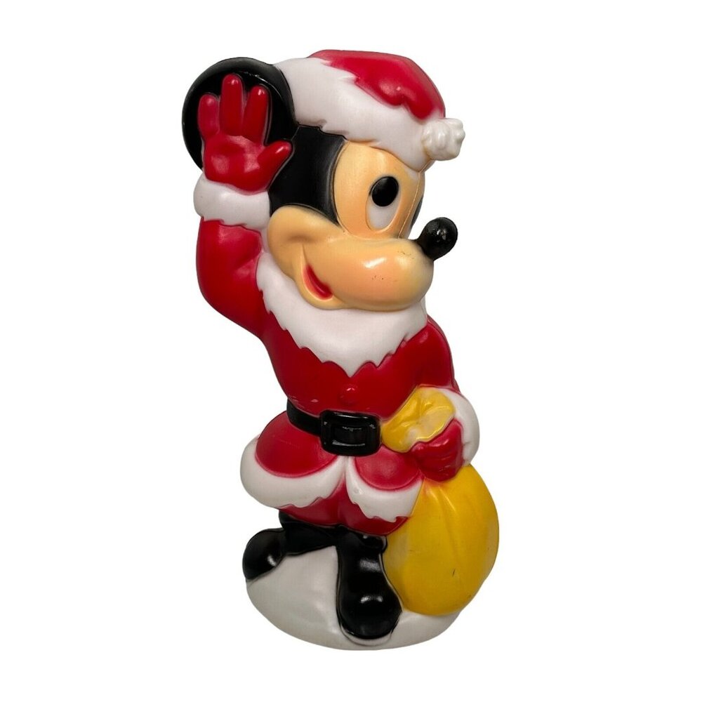 Vintage 1970s Mickey Mouse Disney Empire Christmas Blow Mold 15" - NO LIGHT